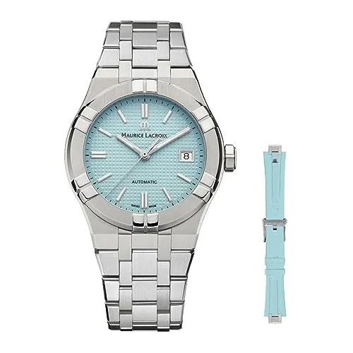 Reloj Maurice Lacroix Aikon Automático 39mm Color Turquesa