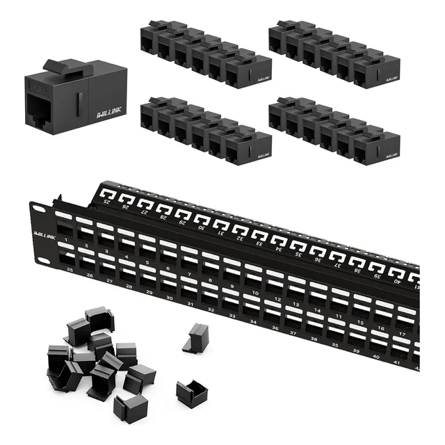 Acoplador Keystone Rj45 Cat6 Paquete De 25 Y Panel De Conexi