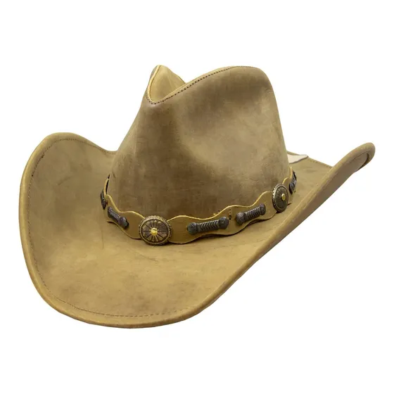 Stetson Cowboy Para Hombre, Piel Envejecida Oxidada, Extragr