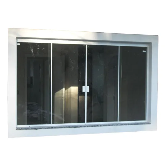 Janela Correr Blindex Alumínio 1500x1200mm Fumê