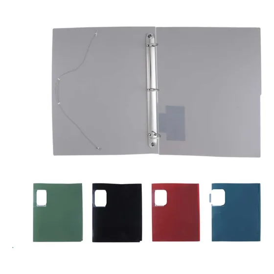 Pack 6 Carpeta Archivador Carta Ancho 3 Anillos Unicolor
