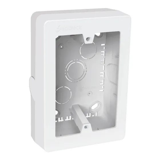 Caja Contactos Para Canaleta 3'' X 5'' Blanca Volteck 40141