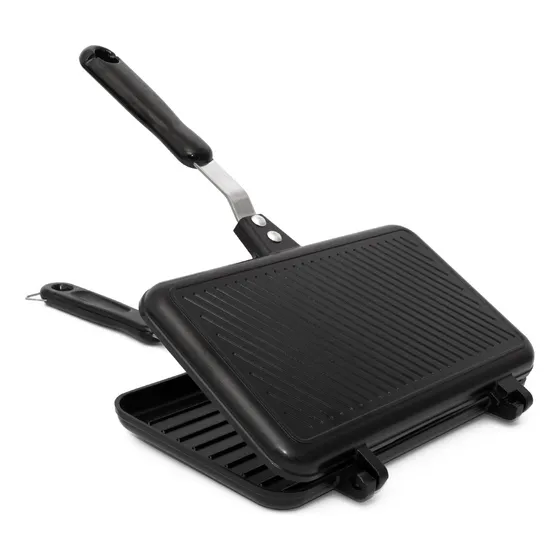 Sandwichera Doble Carlitera Tostado Aluminio Antiadherente