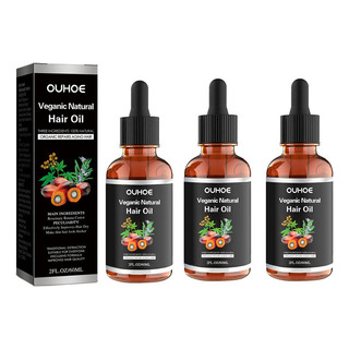 Aceite For El Crecimiento Del Cabello, 3 Unidades, 60 Ml Aceite For El Crecimiento Del Cabello, 3 Unidades, 60 Ml