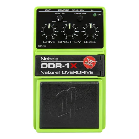 Nobels Odr-1x Pedal Overdrive Análogo Som Vintage Para Guitarra Verde