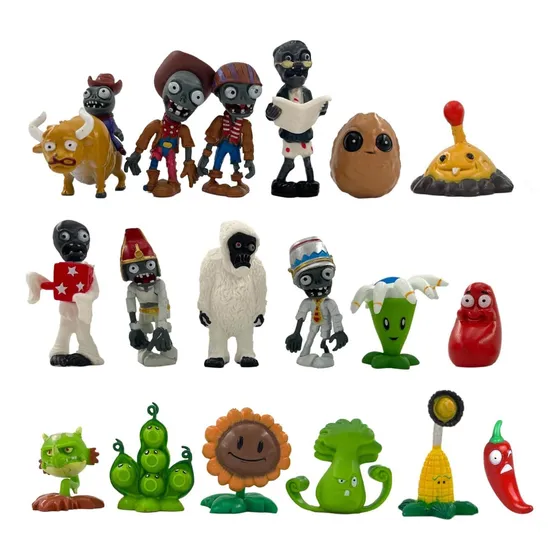 Dyharnsty Juego De 18 Juguetes De Plants Vs Zombies, Figuras