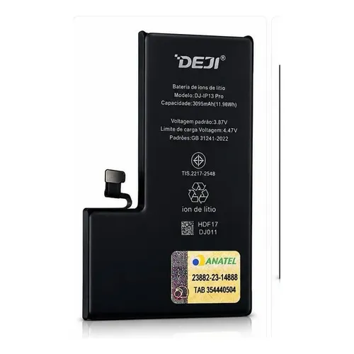 Bateria Deji iPhone 13 Pro Max 4352mAh Íon de Lítio | Frete grátis