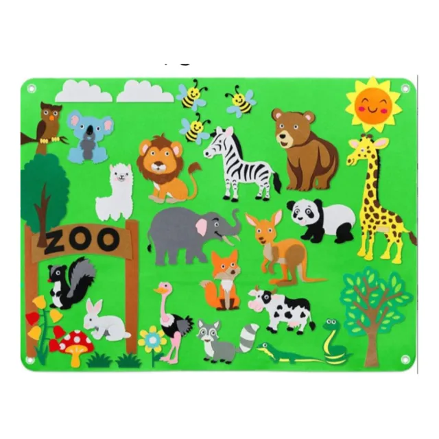 Tablero De Historias En Fieltro Juego Didactico Para Niños