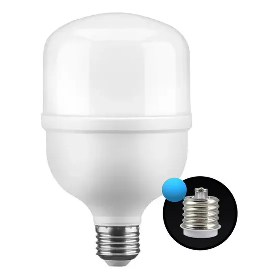 Lampara Led Galponera 50w Rosca E27 Foco + Adaptador E27 E40