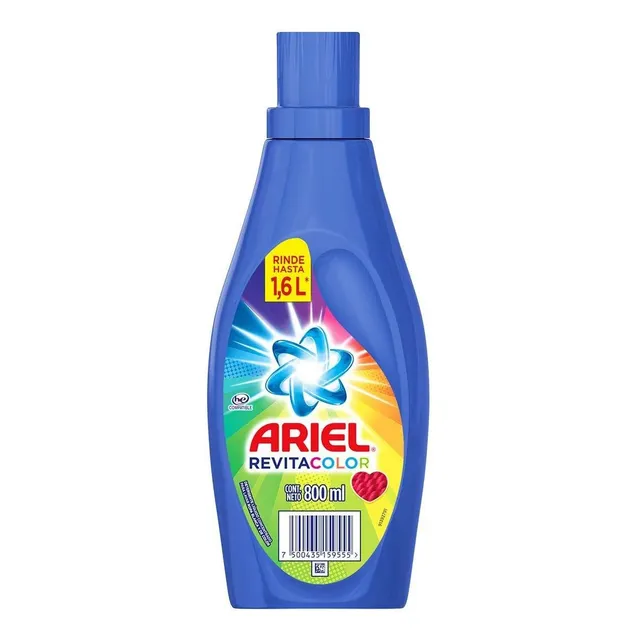 Detergente Líquido Ariel Revitacolor 800ml