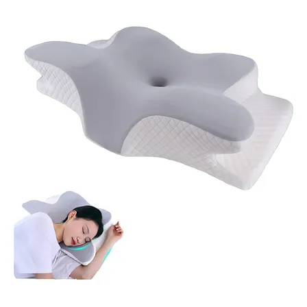 Almohada Ortopédica Cojín Cuello Memory Foam Cervical Alivio