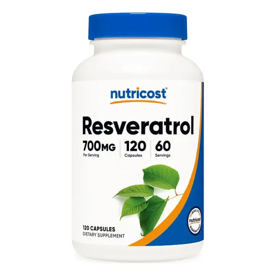 Resveratrol 700 Mg Nutricost 120 Capsulas Sabor Sin sabor | Cuotas sin interés