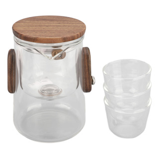 Juego De Teteras De Vidrio De Viaje Con Caño Antifugas Juego De Teteras De Vidrio De Viaje Con Caño Antifugas