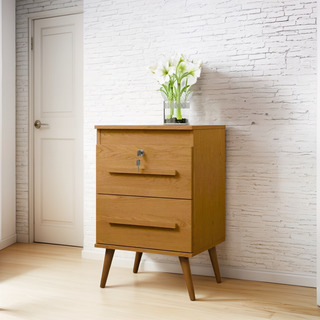 Mesa De Cabeceira Chave Para Cama Box Trinobel Acabamento Brilhante Cor Canelato Mesa De Cabeceira Chave Para Cama Box Trinobel Acabamento Brilhante Cor Canelato