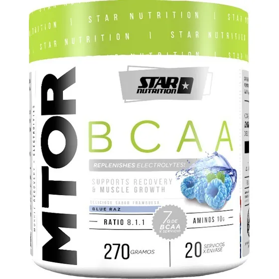 Mtor Bcaa  270 Gr Star Nutrition Nueva Fórmula Mejorada!