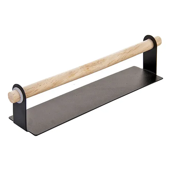 / Toallero De Baño De Madera: Montado En La Pared, Sin