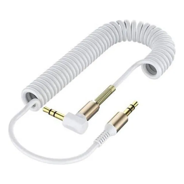 Cable Auxiliar 3.5mm Blanco | 2 Años De Garantía | Tienda