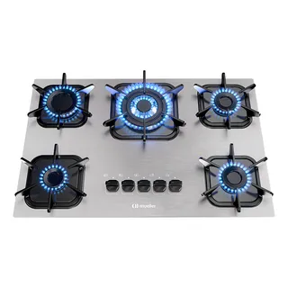 Cooktop Mueller 5 Bocas De AlumĂnio Com Queimador Tripla Chama Cooktop Mueller 5 Bocas De AlumĂnio Com Queimador Tripla Chama