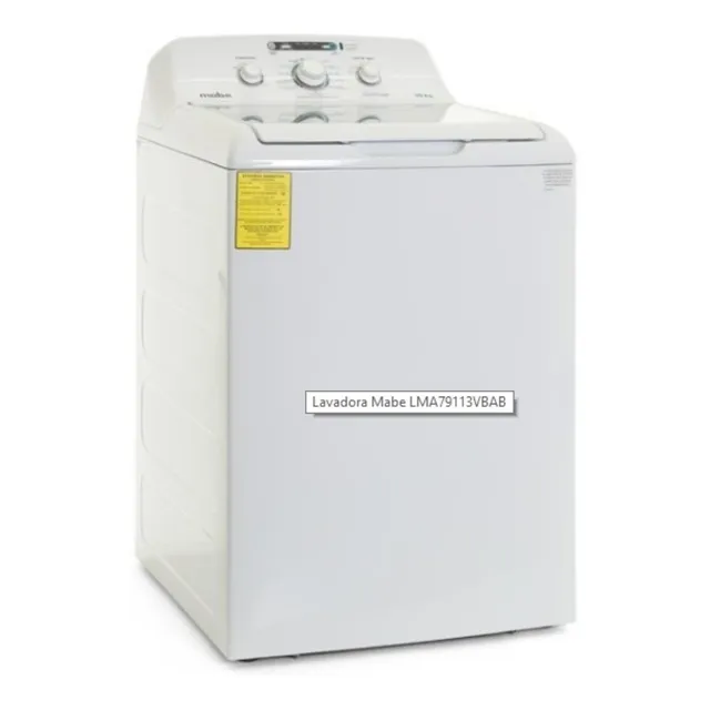 Lavadora Automatica 19kg Mabe Con Rodillo Lma79113vbab New