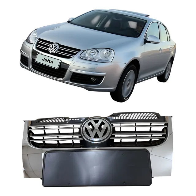 Grade Dianteira Jetta 2007 2008 2009 2010 Com Emblema