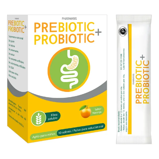 Pharmaris Prebiotic + Probiotic Polvo Solución Oral