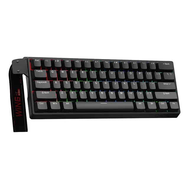 Teclado Mecánico Magnetico Aula Win60 60% Premium Rgb Pro