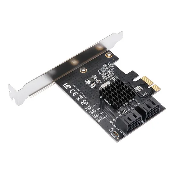 Adaptador Pci-e X1 Pci Express X16 Sata3.0 4 Portas Placas .