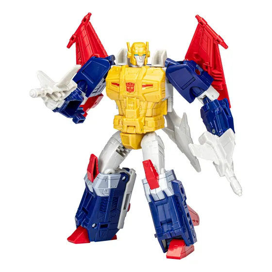 Figura Metalhawk Transformers Legacy Evolution Hasbro , se transforma en 18 pasos, 17 cm.