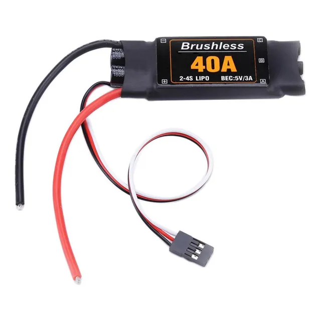 * Esc Sem Escova Bec 5v/3a 2-4s 40a Para Peças Diy