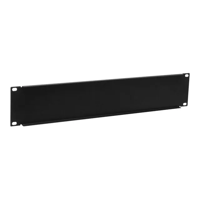 Tapa Cubre Espacio 2u Rack 19 Pulgadas Fierro Negro Linkmade