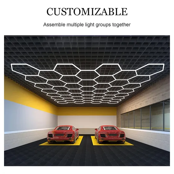 Luz Led Colmena Para Garage 4.8m X 2.4m