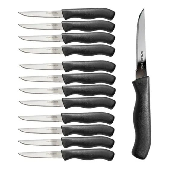 Set De 12 Cuchillos Brenium Para Cortar Y Pelar Frutas Y Ver