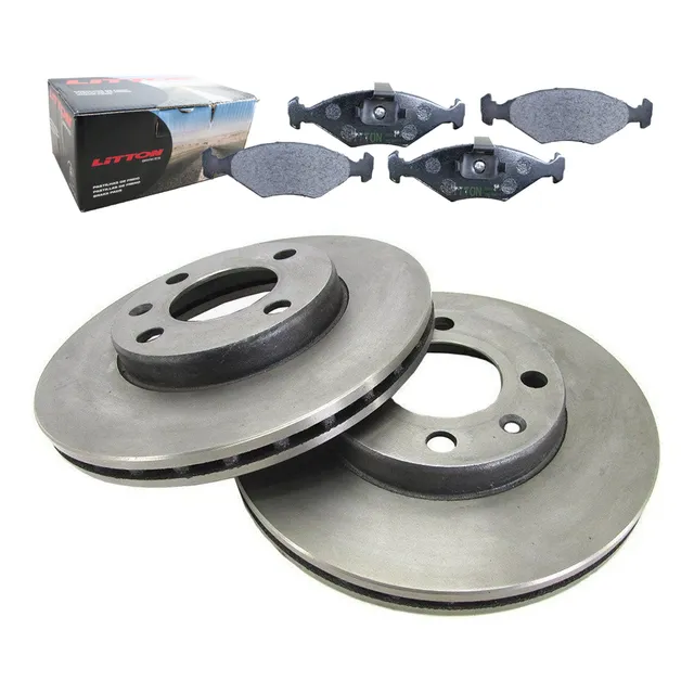 Kit Discos Y Pastillas Vw Gol 2009-2014 1.4 Delantero