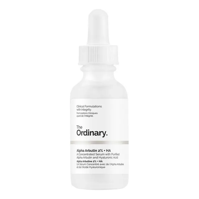 Sérum Alpha Arbutin 2% + HA The Ordinary día/noche para todo tipo de piel de 30mL/30g 30+ años