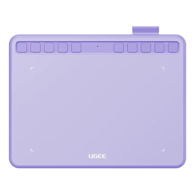 Tableta Grafica Ugee S640 Tableta De Dibujo con Lapiz, Violeta