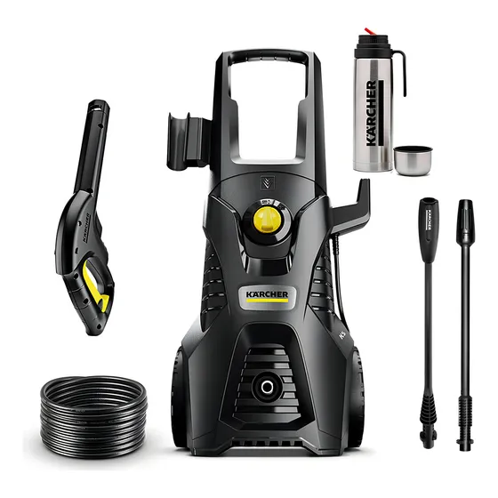Hidrolavadoras Karcher K5 Black Pro 2100psi 145bar Induccion Color Negro Frecuencia 50 Hz