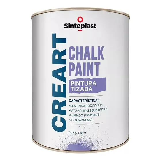 Pintura Tizada Chalk Paint Varios Colores Mate Sinteplast 