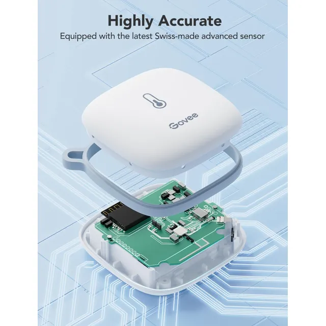 Medidor Digital Govee Temperatura Y Humedad Wifi Con App 