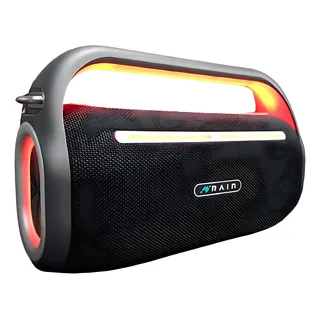 Caixa De Som Bluetooth Boombox Tws PortĂĄtil A Prova D'ĂĄgua Equalizador Com Led 12000mah Ip67 110v/220v Preta Rain Caixa De Som Bluetooth Boombox Tws PortĂĄtil A Prova D'ĂĄgua Equalizador Com Led 12000mah Ip67 110v/220v Preta Rain