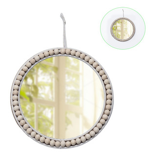 Espejo Redondo 30cm Decorativo, Baño, Tocador, Sala,blanco Espejo Redondo 30cm Decorativo, Baño, Tocador, Sala,blanco