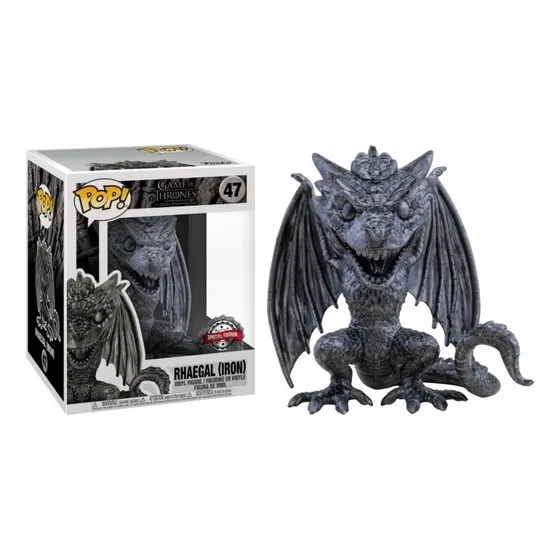 Funko Pop Rhaegal (iron) Game Of Thrones 6 Inch Grande