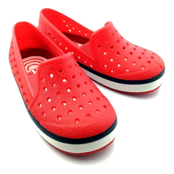 Sandalias Para Niños Niñas Plasticas Krokis Rojas Pocholin