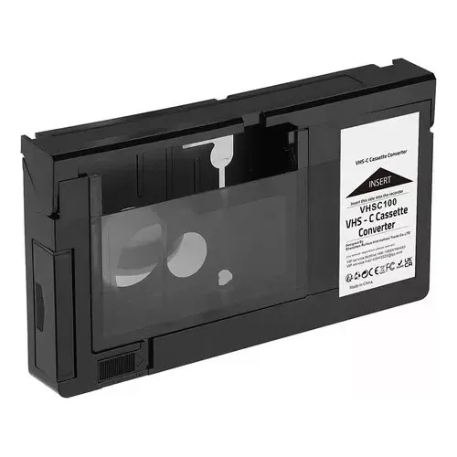 Adaptador De Casete Vhs-c Para Cámaras De Vídeo Vhs-c Svhs
