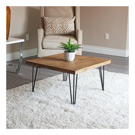 Mesa De Café De Olmo Antiga De Welland Rustic Square 275 X