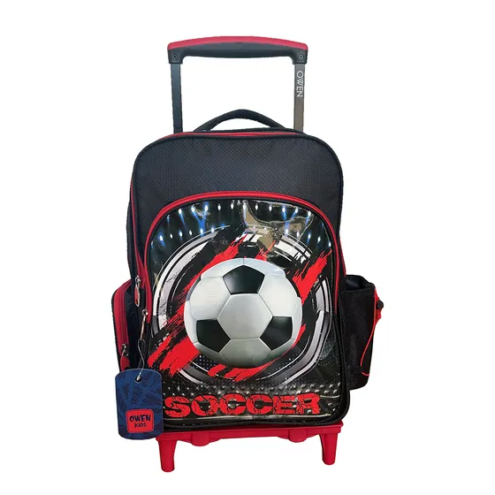 Owen Mochila Colegial Escolar Carro C/rueditas Niños Nuevas!