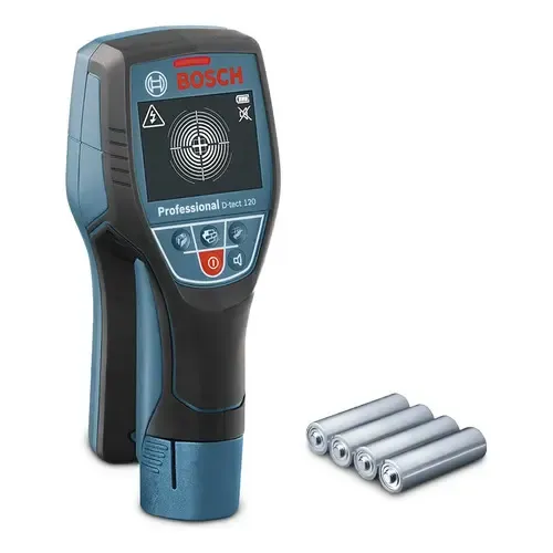 Detector Bosch D Materiales Digital Scanner Metal Agua Pilas Color Azul | Cuotas sin interés