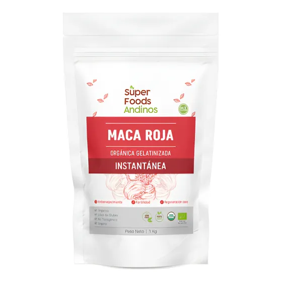 :maca Roja Gelatinizada En Polvo 1 Kg