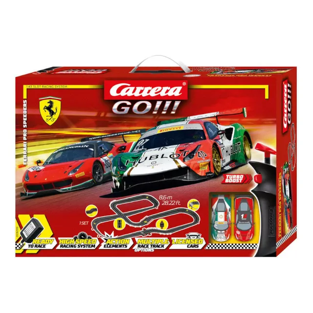 Carrera Go Pista De Carreras Eléctrica Ferrari Pro Speeders