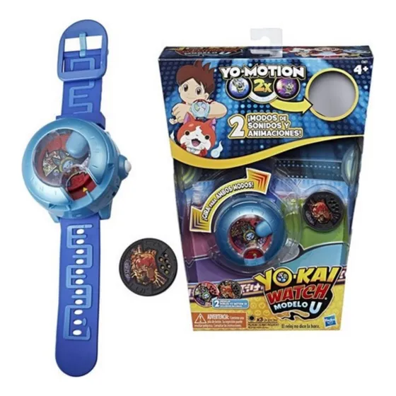 Reloj Azul Yo-kai Español Nuevo