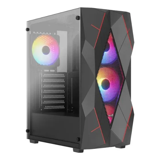 Case Aerocool Volcan Mid Tower Negro/ 2x Usb2.0-